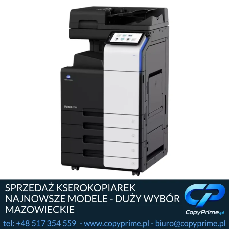 sprzedaż kserokopiarek województwo mazowieckie