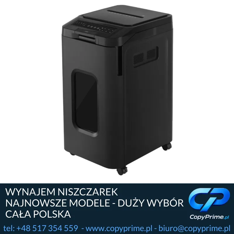 wynajem niszczarek